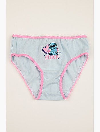 Lote 3 cuecas lilo & stitch multicolor menina | licença oficial