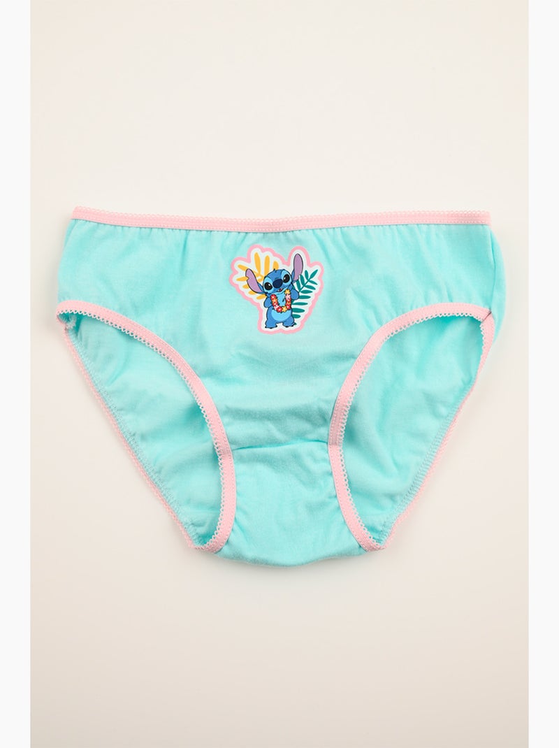 Lote 3 cuecas lilo & stitch multicolor menina | licença oficial Coral/Turquesa/Creme - Kiabi