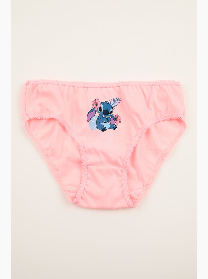 Lote 3 cuecas lilo & stitch multicolor menina | licença oficial Roxo/Rosa - Kiabi