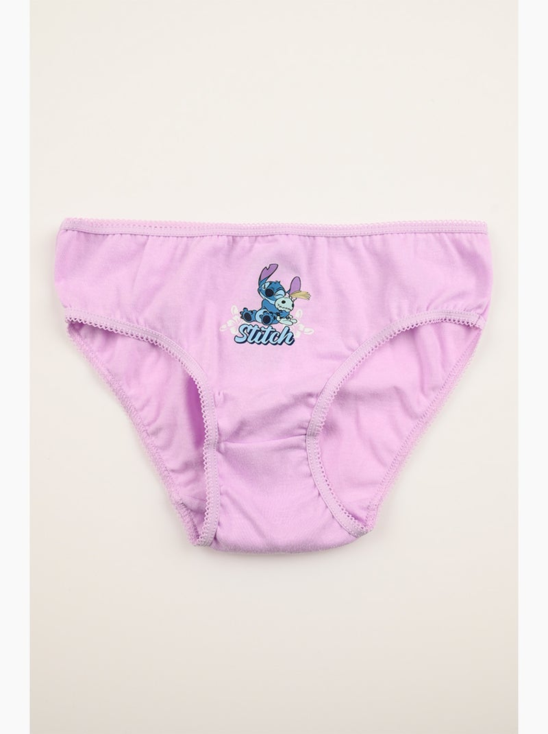 Lote 3 cuecas lilo & stitch multicolor menina | licença oficial Roxo/Rosa - Kiabi