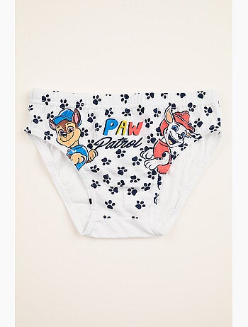 Lote 3 cuecas paw patrol multicolor menino | licença oficial