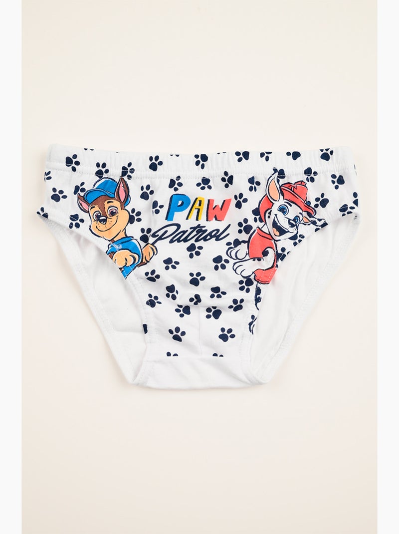 Lote 3 cuecas paw patrol multicolor menino | licença oficial Azul/Cinza/Branco perolado/Transparente - Kiabi
