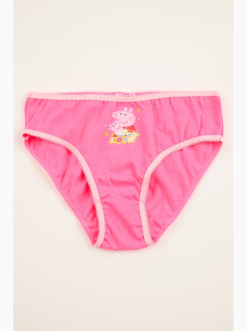 Lote 3 cuecas peppa pig multicolor menina | licença oficial - Kiabi