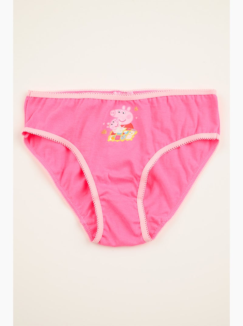 Lote 3 cuecas peppa pig multicolor menina | licença oficial Branco Rosa Branco - Kiabi