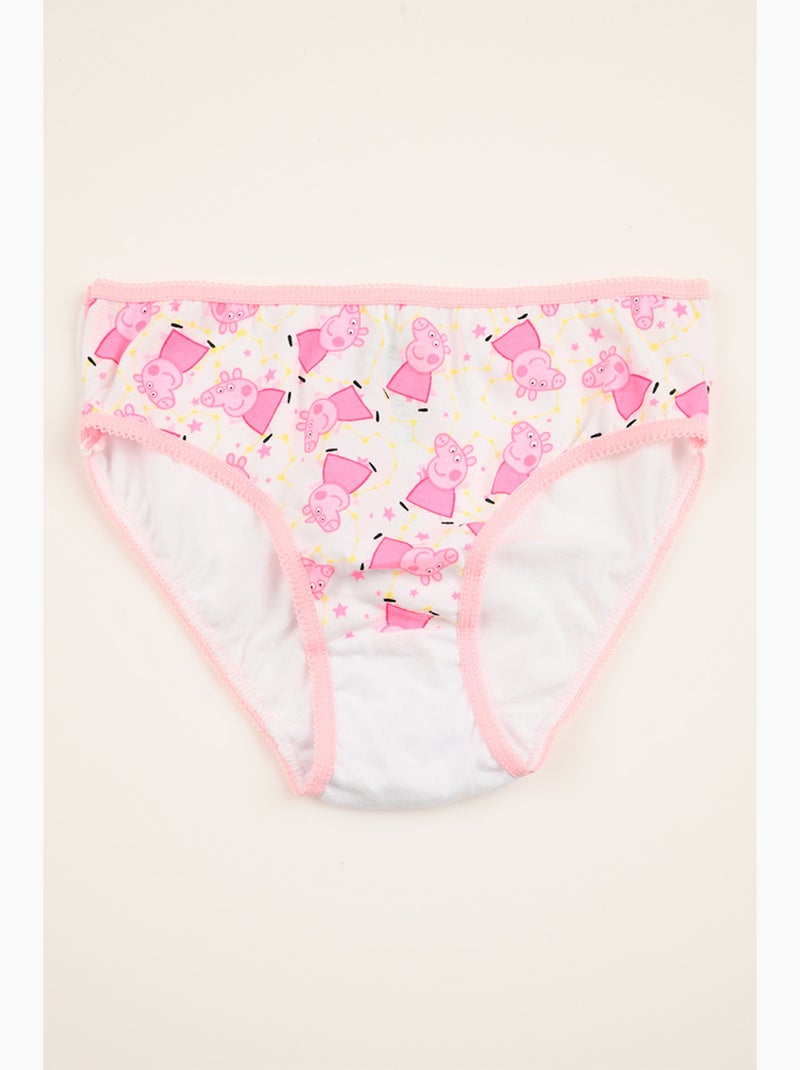 Lote 3 cuecas peppa pig multicolor menina | licença oficial Branco Rosa Branco - Kiabi