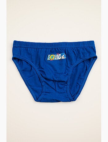 Lote 3 cuecas sonic multicolor menino | licença oficial