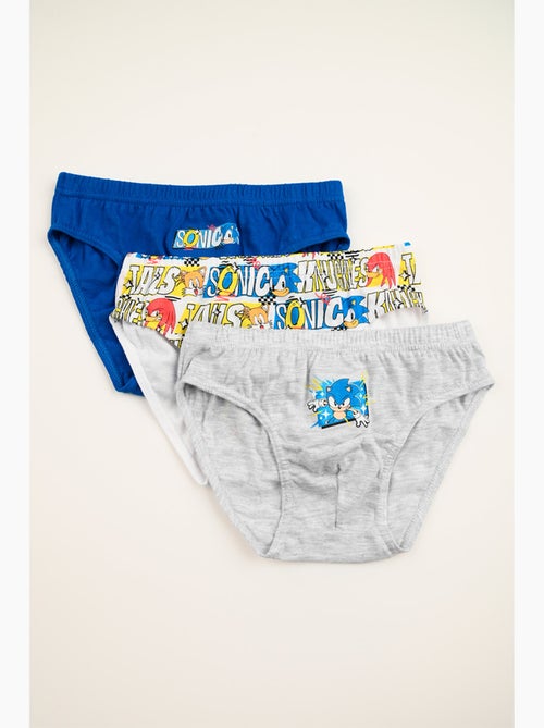 Lote 3 cuecas sonic multicolor menino | licença oficial - Kiabi Lote 3 cuecas sonic multicolor menino | licença oficial - Kiabi
