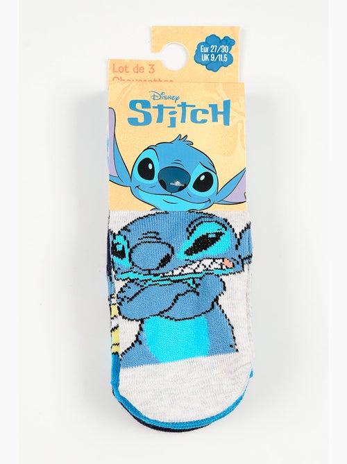 Lote 3 meias baixas lilo & stitch multicolor menino | licença oficial - Kiabi Lote 3 meias baixas lilo & stitch multicolor menino | licença oficial - Kiabi