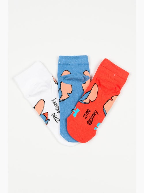 Lote 3 meias baixas lilo & stitch multicolor menino | licença oficial - Kiabi Lote 3 meias baixas lilo & stitch multicolor menino | licença oficial - Kiabi