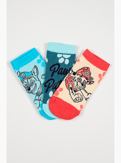 Lote 3 meias baixas paw patrol multicolor menino | licença oficial - Kiabi Lote 3 meias baixas paw patrol multicolor menino | licença oficial - Kiabi