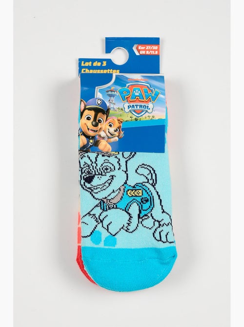 Lote 3 meias baixas paw patrol multicolor menino | licença oficial - Kiabi Lote 3 meias baixas paw patrol multicolor menino | licença oficial - Kiabi