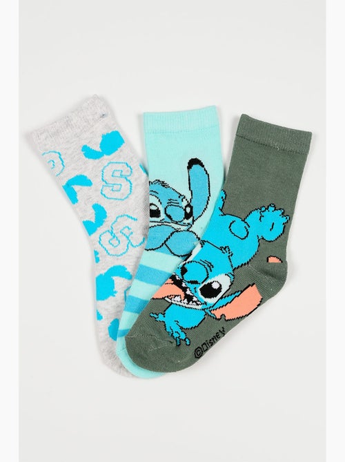 Lote 3 meias lilo & stitch multicolor menino | licença oficial - Kiabi Lote 3 meias lilo & stitch multicolor menino | licença oficial - Kiabi