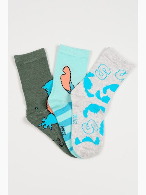 Lote 3 meias lilo & stitch multicolor menino | licença oficial - Kiabi Lote 3 meias lilo & stitch multicolor menino | licença oficial - Kiabi