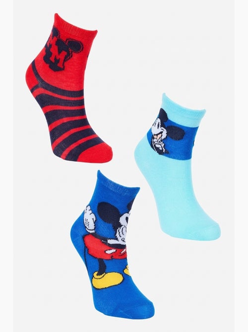 Lote 3 pares de meias mickey mouse menino | licença oficial - Kiabi Lote 3 pares de meias mickey mouse menino | licença oficial - Kiabi