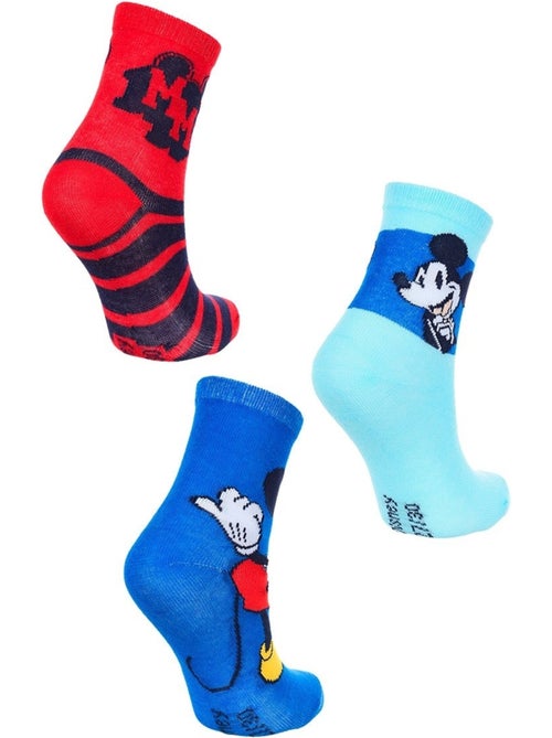 Lote 3 pares de meias mickey mouse menino | licença oficial - Kiabi Lote 3 pares de meias mickey mouse menino | licença oficial - Kiabi