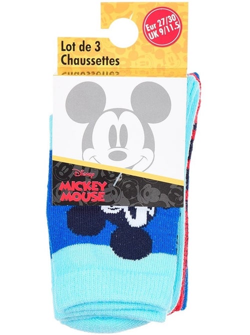 Lote 3 pares de meias mickey mouse menino | licença oficial - Kiabi Lote 3 pares de meias mickey mouse menino | licença oficial - Kiabi
