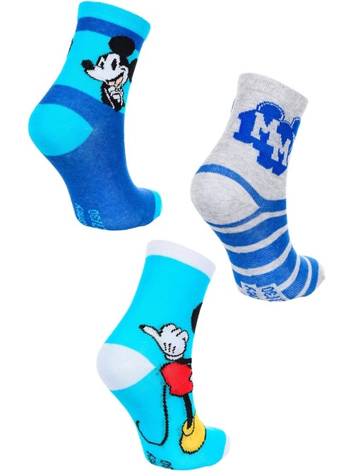 Lote 3 pares de meias mickey mouse menino | licença oficial - Kiabi Lote 3 pares de meias mickey mouse menino | licença oficial - Kiabi