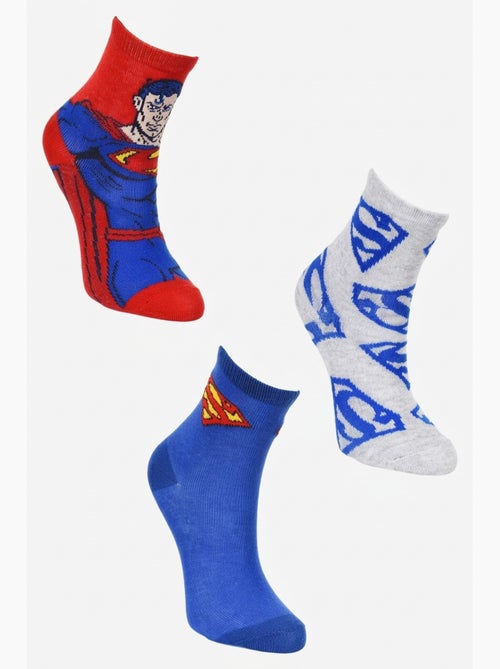 Lote 3 pares de meias superman menino | licença oficial - Kiabi Lote 3 pares de meias superman menino | licença oficial - Kiabi