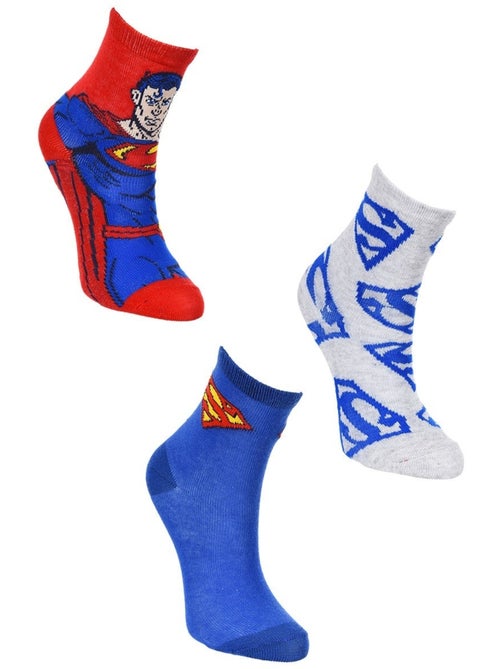 Lote 3 pares de meias superman menino | licença oficial - Kiabi Lote 3 pares de meias superman menino | licença oficial - Kiabi