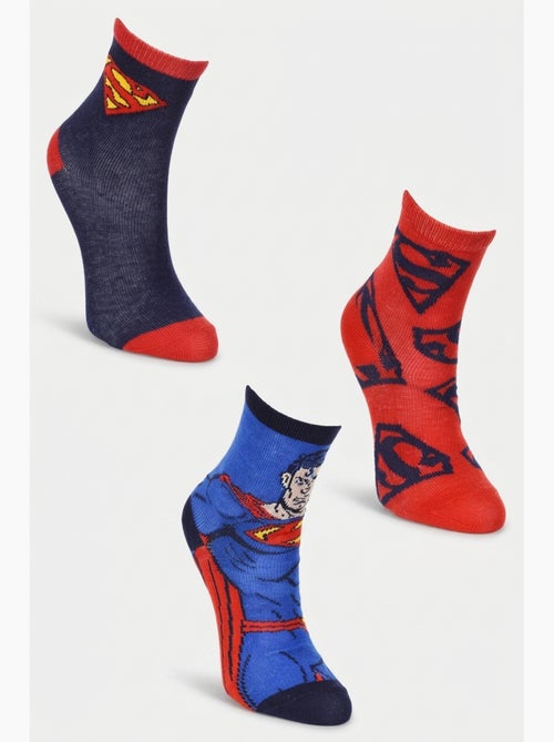 Lote 3 pares de meias superman menino | licença oficial - Kiabi Lote 3 pares de meias superman menino | licença oficial - Kiabi