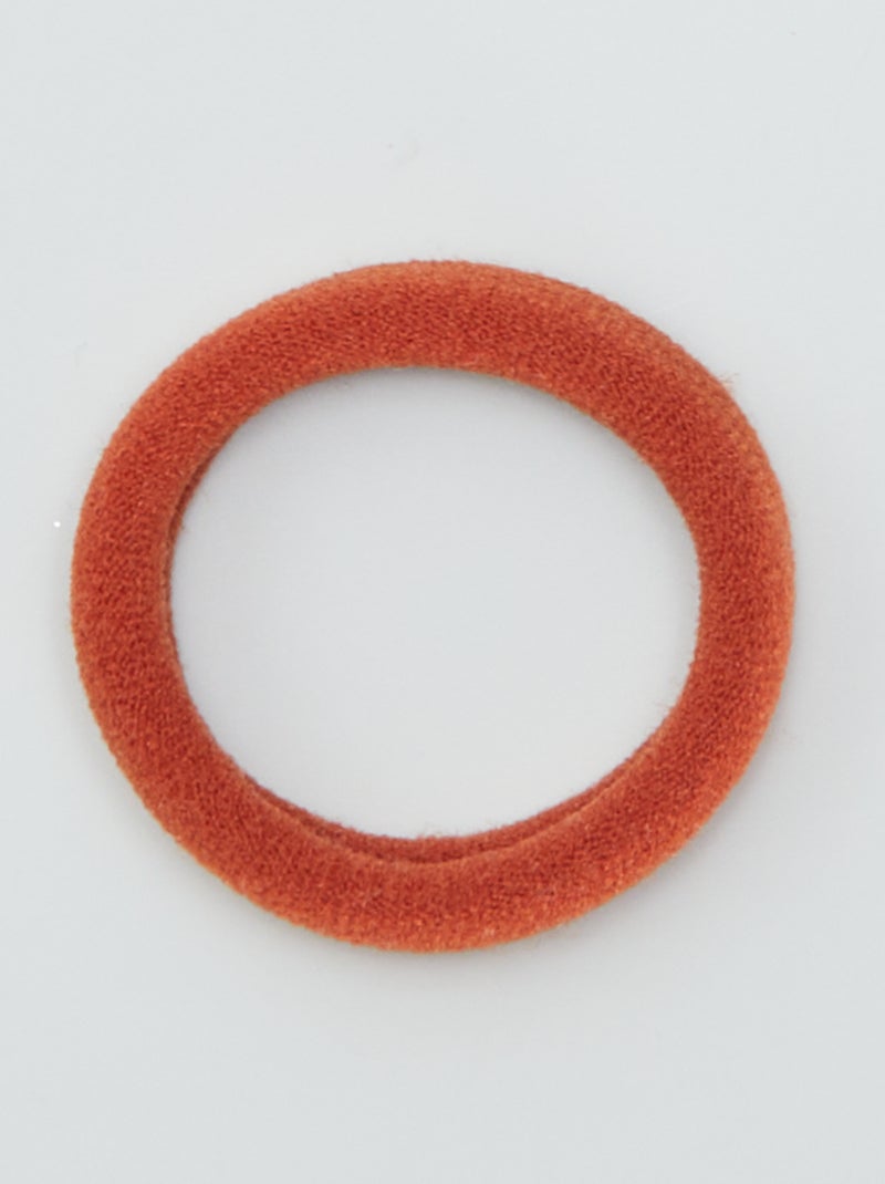 Lote de 10 elásticos para cabelo BEGE - Kiabi