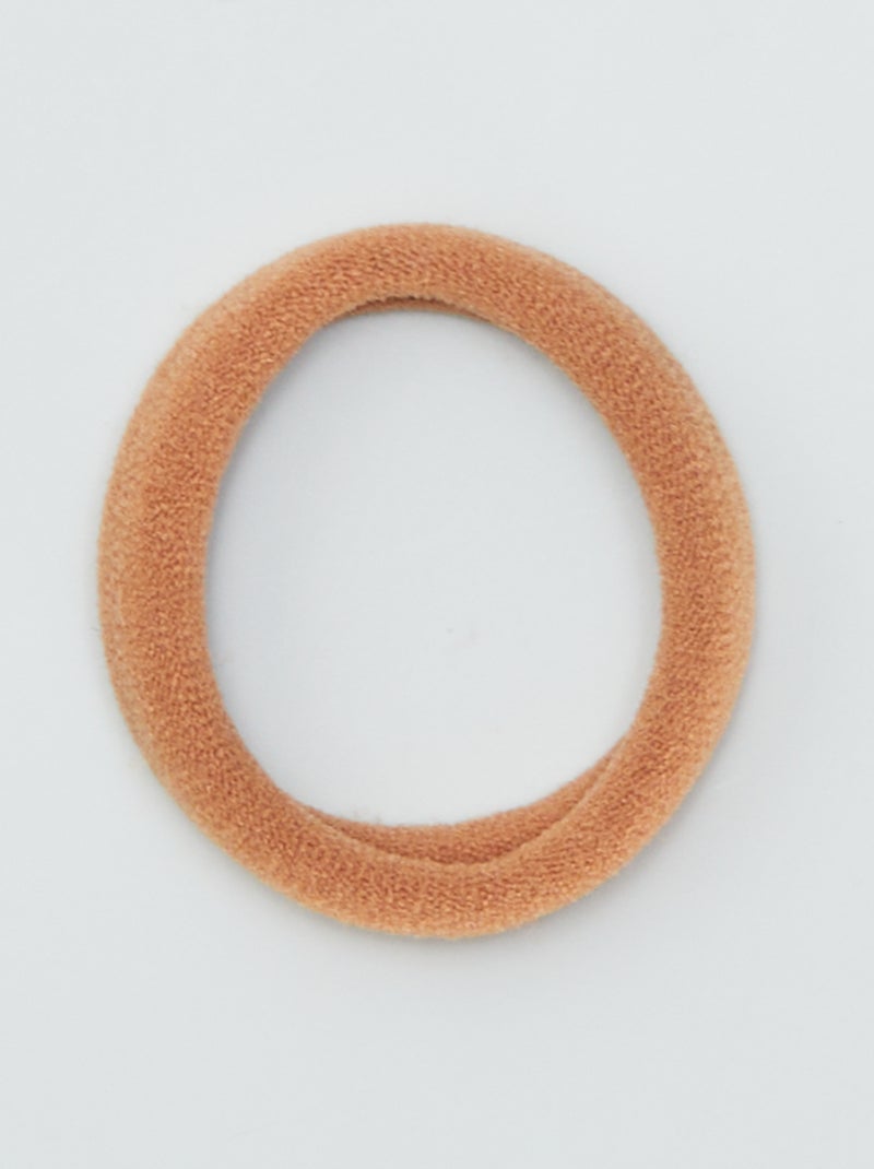 Lote de 10 elásticos para cabelo BEGE - Kiabi