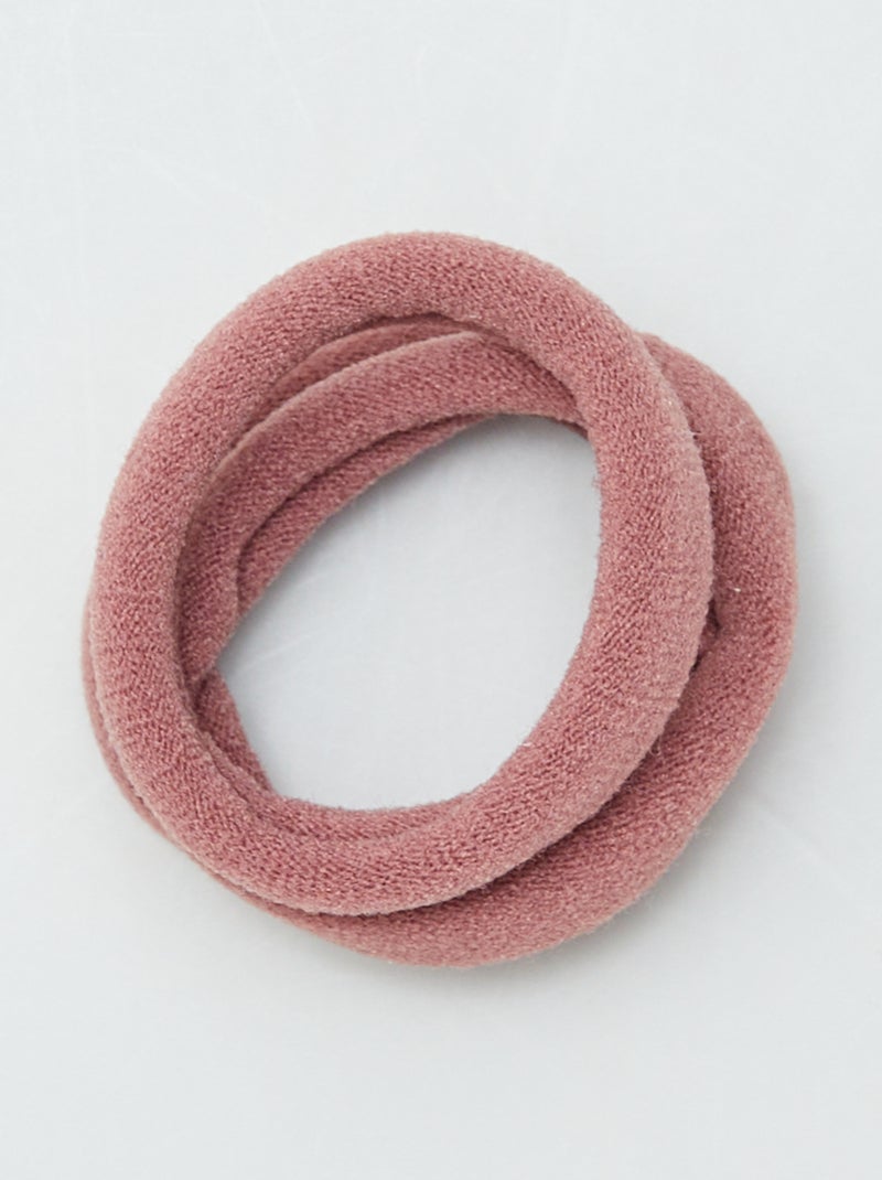 Lote de 10 elásticos para cabelo BEGE - Kiabi