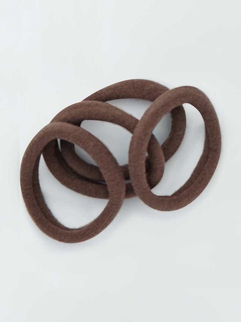 Lote de 10 elásticos para cabelo bege - Kiabi