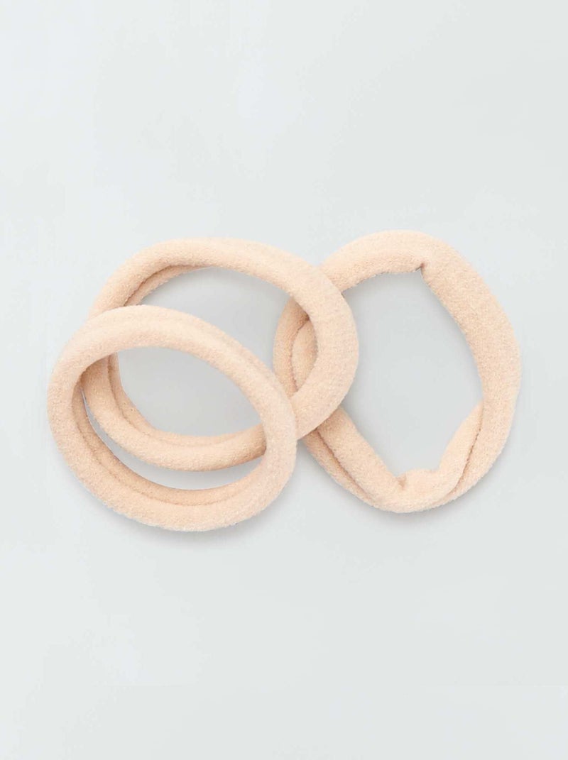 Lote de 10 elásticos para cabelo bege - Kiabi