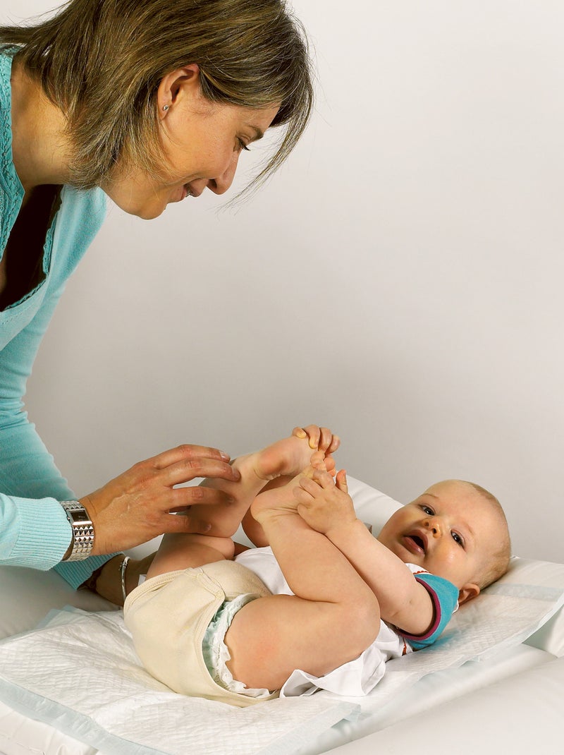 Lote de 10 muda-fraldas ultra absorvente BRANCO - Kiabi