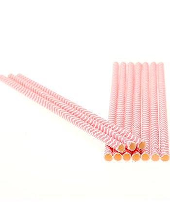 Decoração, animação - Lote de 10 palhas com estampado fantasia - Kiabi