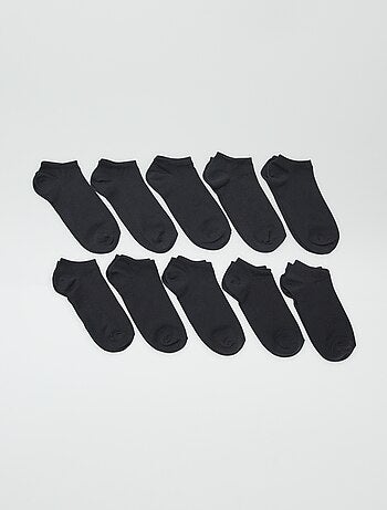 Lote de 10 pares de meias curtas