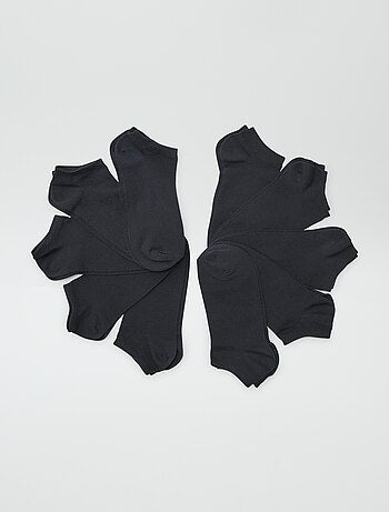 Lote de 10 pares de meias curtas