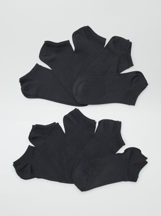 Lote de 10 pares de meias curtas