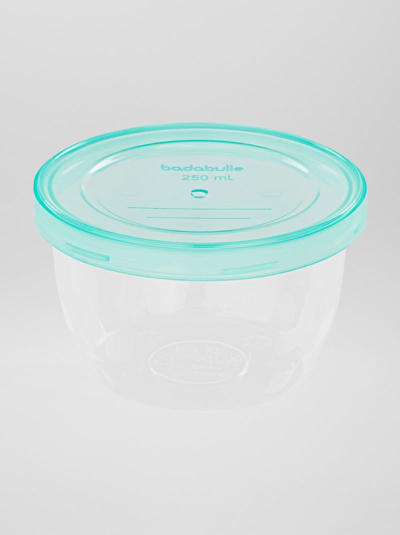 Lote de 12 boiões de 250 ml 'Badabulle' Multicor - Kiabi