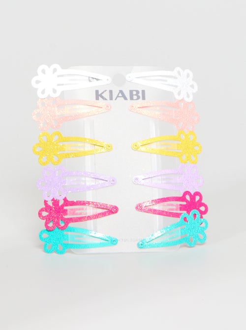 Lote de 12 ganchos com clipe - Kiabi