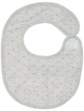 Lote de 2 babetes em puro algodão biológico - Kiabi