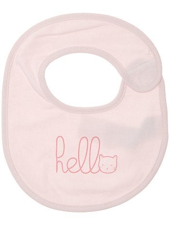 Lote de 2 babetes em puro algodão biológico - Kiabi