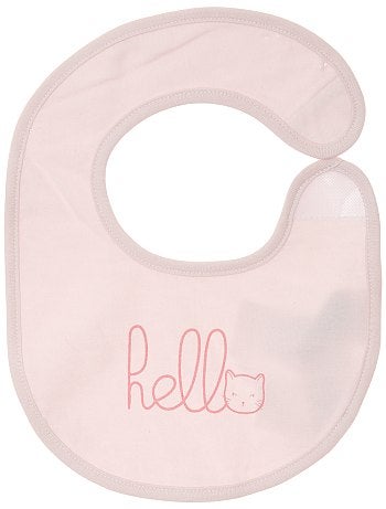 Lote de 2 babetes em puro algodão biológico - Kiabi