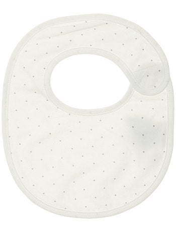 Lote de 2 babetes em puro algodão biológico - Kiabi