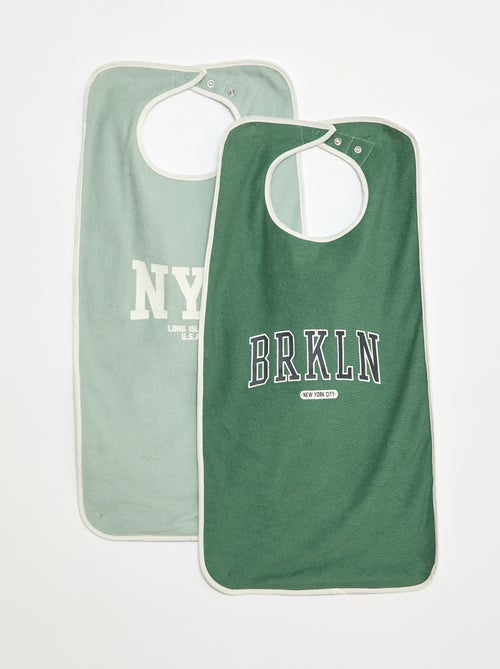 Lote de 2 babetes grandes de esponja - So Easy - Kiabi