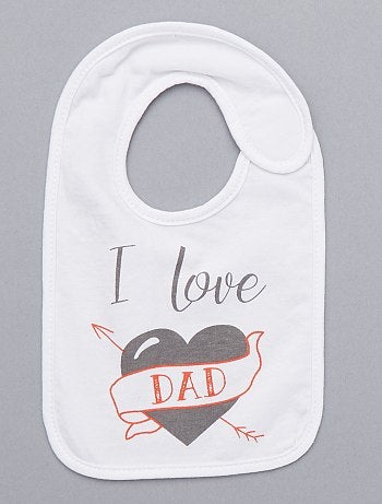 Lote de 2 babetes 'I love mum' - Kiabi