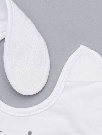 Lote de 2 babetes 'I love mum' - Kiabi