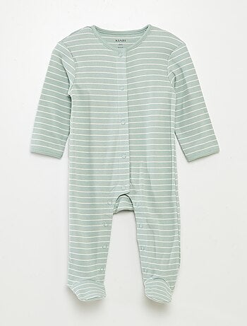 Lote de 2 babygros com pés