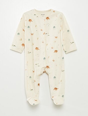 Lote de 2 babygros com pés