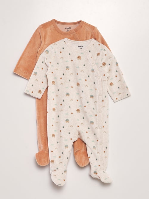 Lote de 2 babygrows - Kiabi