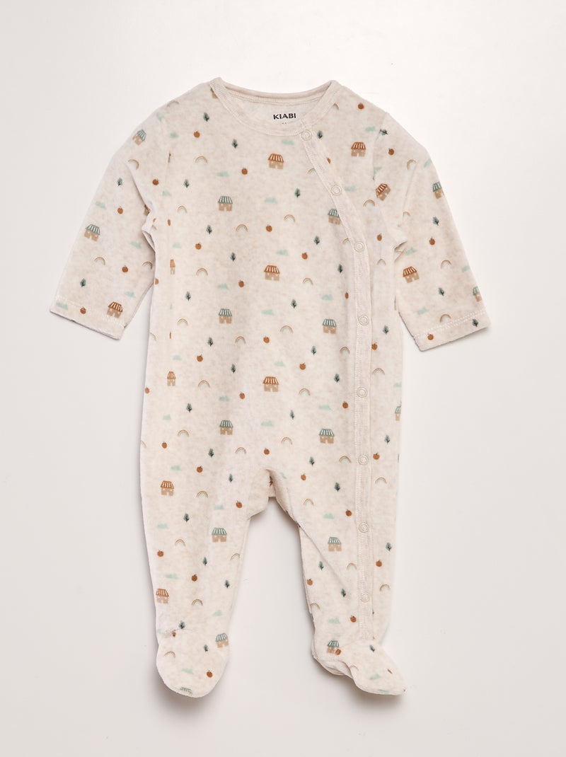 Lote de 2 babygrows BEGE - Kiabi