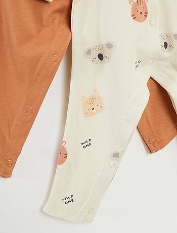 Lote de 2 babygrows com abertura - So Easy