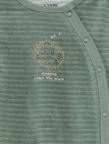 Lote de 2 babygrows de veludo