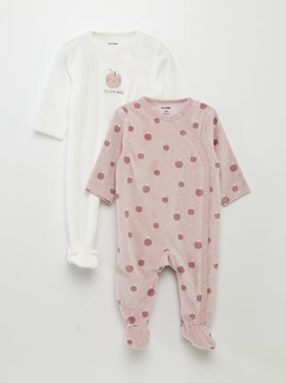 Lote de 2 babygrows